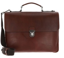 LEONHARD HEYDEN Roma Aktenmappe 2 Fächer 5390 Aktentasche Tasche Braun Neu