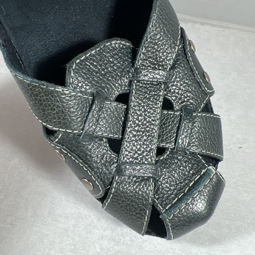 BareTraps Flighty Huaraches Damenschuhe jeansblau Leder Fersenriemen Größe 11 - Bild 6 von 14
