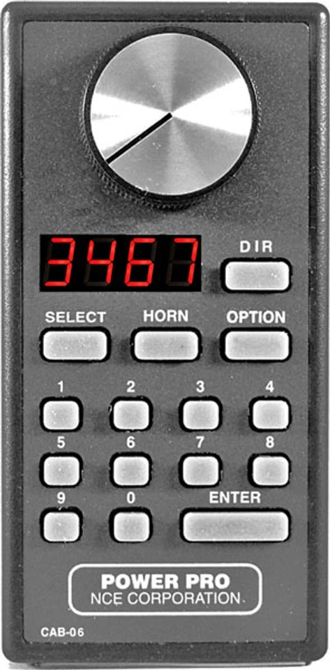 NCE Corporation 524040 2 Rail DCC Cab06r Wireless Engineer Throttle