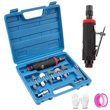 1/4" Pneumatic Tool Mini Air Die Grinder Sets With Grinding Head & 3mm/6mm Chuck