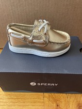 Sperry Toddler Gold Shoes Size 6 Boat Shoes