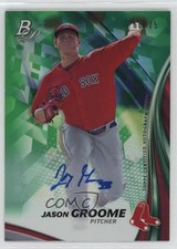 2017 Bowman Platinum Top Prospects Green 66/75 Jay Groome Jason Auto 18er