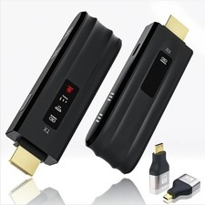 FHG Wireless HDMI Transmitter and Receiver 4K, Plug Play Portable 2.4G/5G