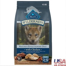 High Protein Natural Puppy Food Dry Chicken Recipe 4.5lb Kibble All Breeds New 7.81 per pound