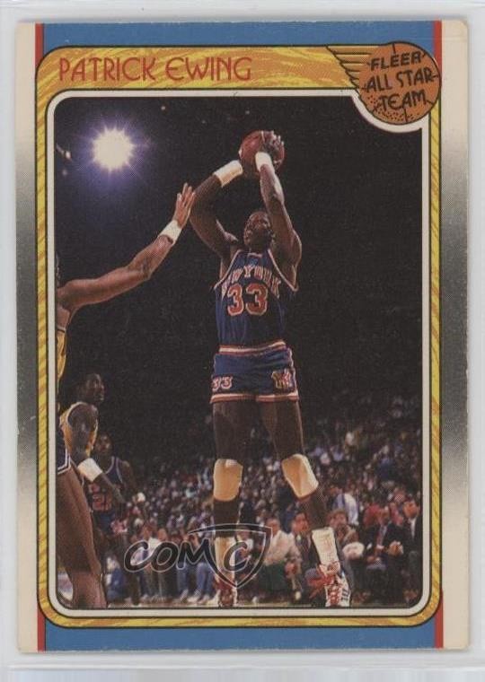 1988-89 Fleer Fleer All Star Team Patrick Ewing #130 HOF 05v0