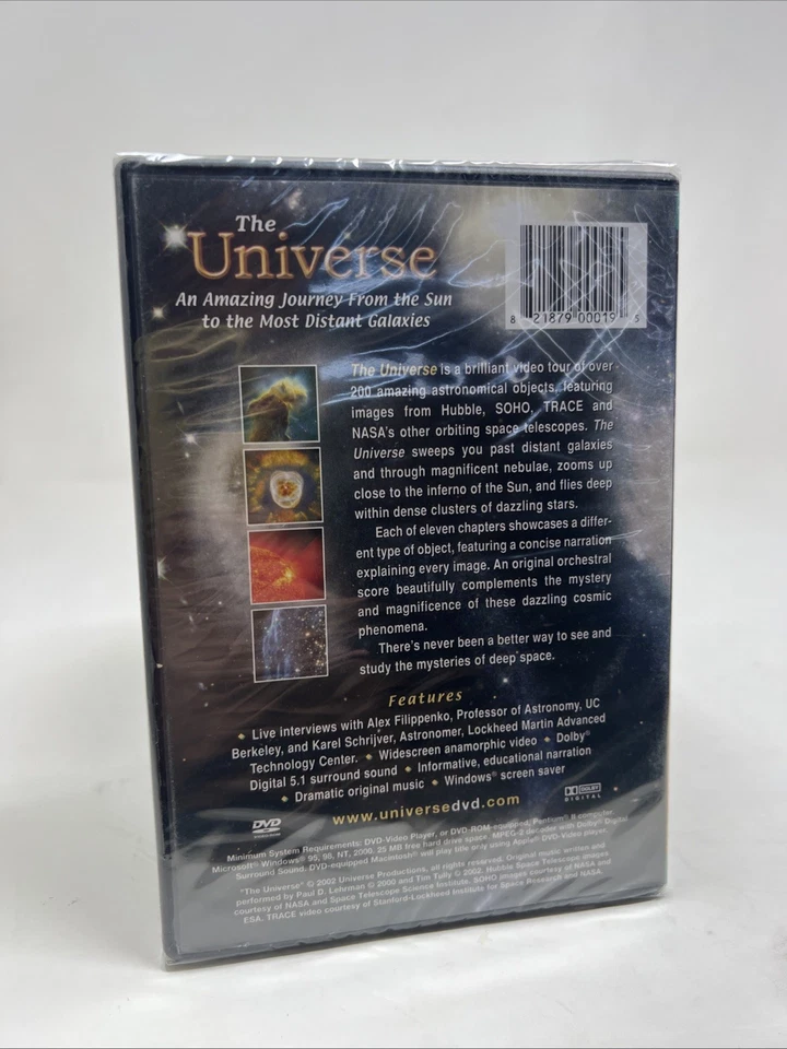New & Sealed The Universe DVD 2002 Tim Tully Widescreen Documentary - Image 2 of 2