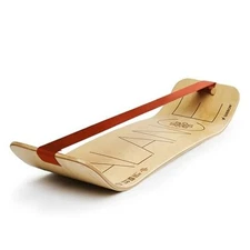  GiBoard Balance Board for Adults & Kids - Slackline Workout Balance (Brown)