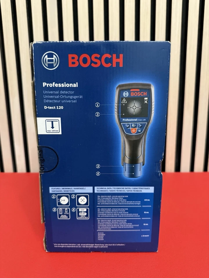 Bosch Ortungsgerät Wallscanner D-tect 120 Neu & OVP ! - Bild 3 von 4