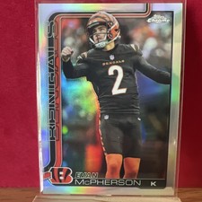 2025 Topps Chrome Evan McPherson Cincinnati Bengals #64 Refractor