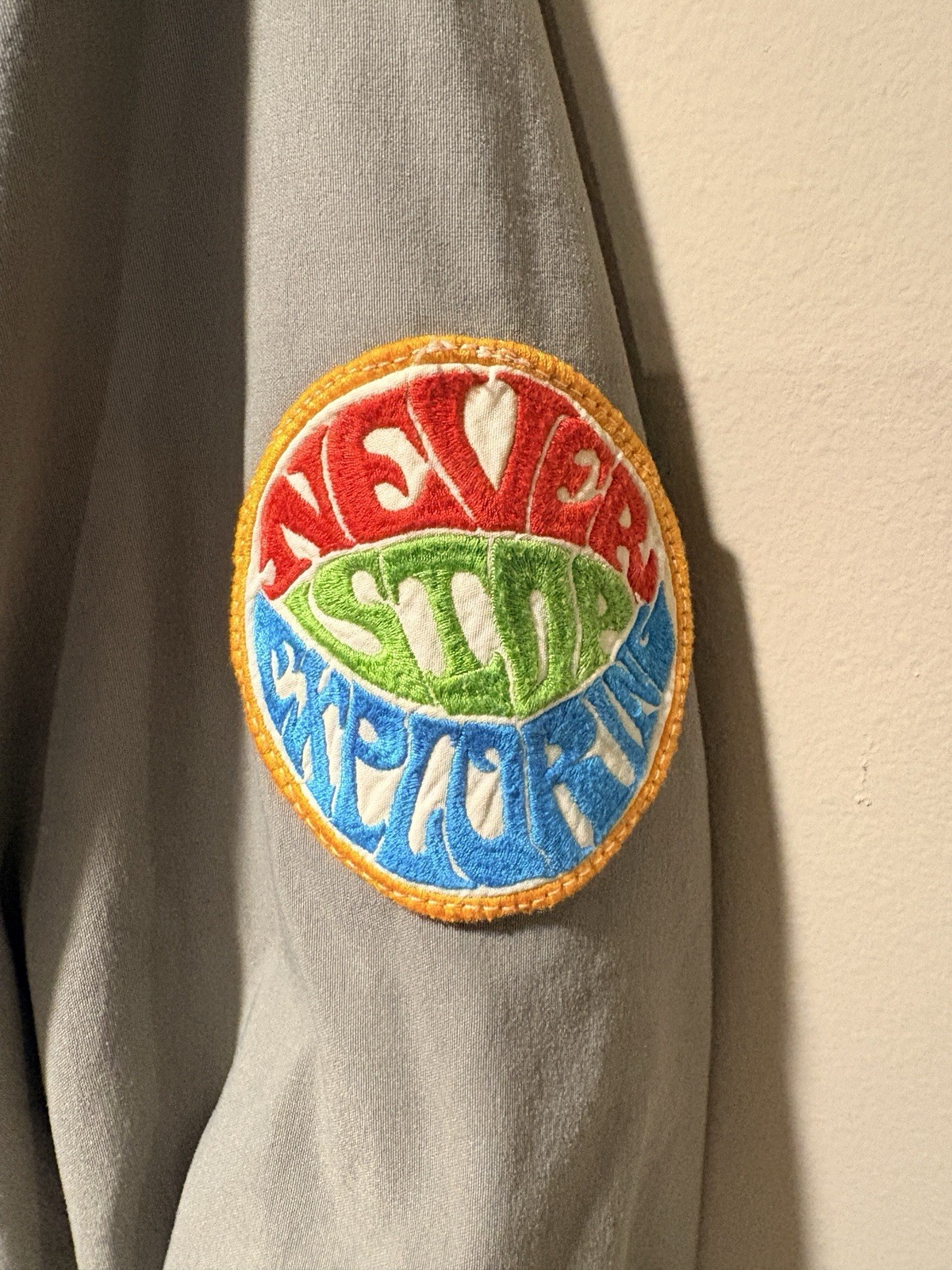 NorthFace Patchwork Windbreaker Jacket Men Medium… - image 4