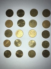 RARE 12 x 50 Eurocent & 8 x 20 Eurocent