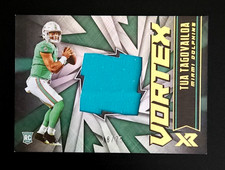 2020 Panini XR Vortex Materials /75 Tua Tagovailoa #VX-2 Rookie RC