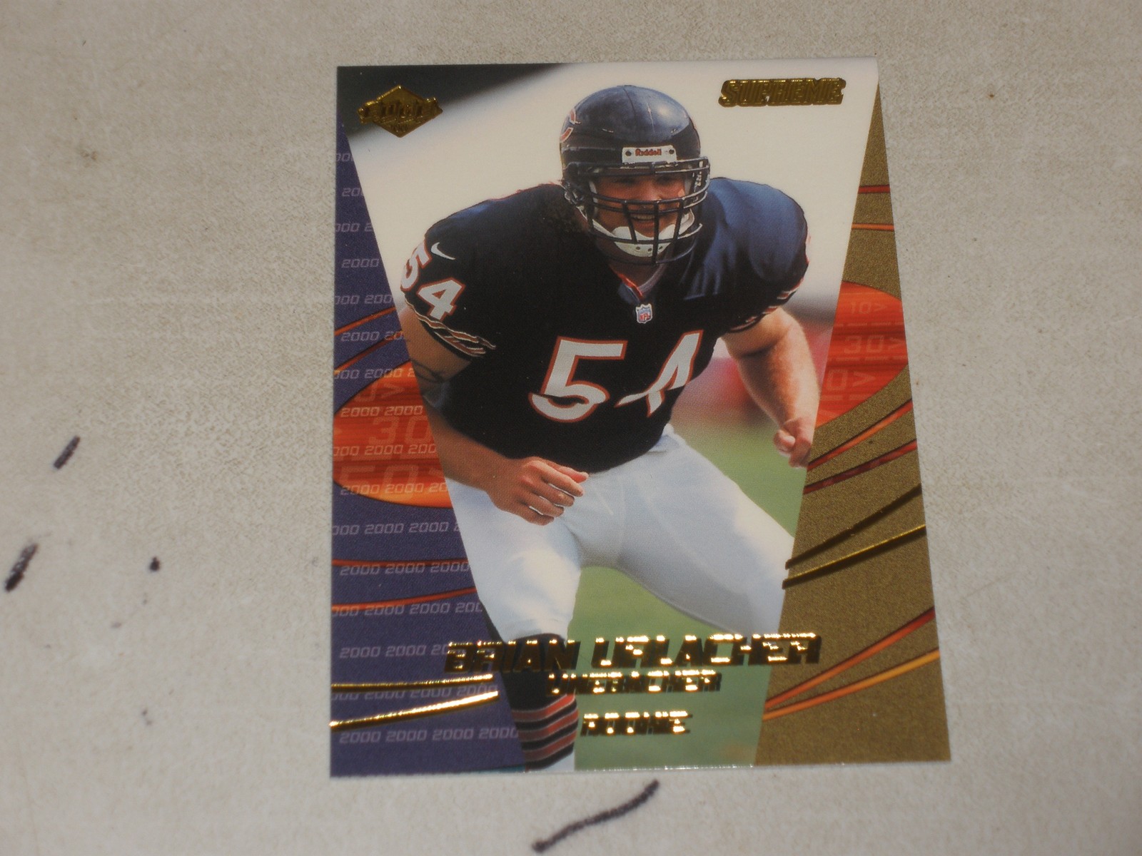 Brian Urlacher Collectors Edge Supreme #190 Base