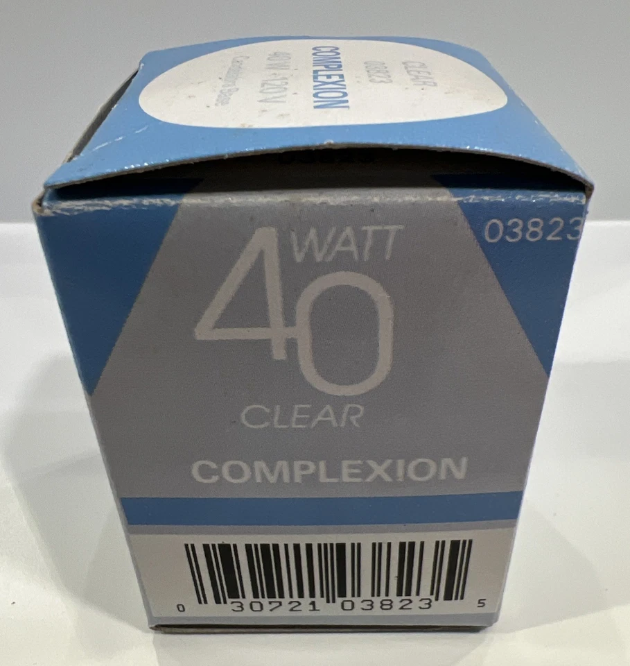 ABCO 40W Complexion Light Bulb G-16 1/2 Clear # 03823 Candelabra Base - Qty 1 - Image 3 of 4