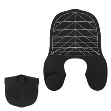 MAQUITA Large Hair Cutting Collar, Silicone Waterproof Cutting Cape for Barbe...