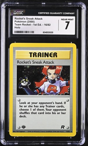 Rocket's Sneak Attack (1st Edition) graded CGC 7 for sale on eBay