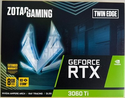 Zotac Gaming GeForce RTX 3060 Ti Twin Edge OC 8GB GDDR6 Non-LHR Tested GPU