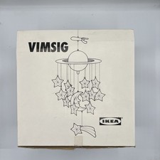 New 1990 IKEA VIMSIG Space Mobile Comet Stars Saturn Rocket Baby Crib Celestial