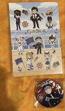 Black Clover Asta Can Badge Anime Pin Used Bubble Wrap Packed