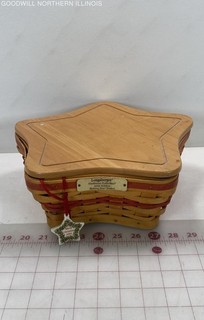 Longaberger 2001 Christmas Collection Shining Star Basket