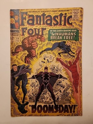 Fantastic Four #59 (Marvel Comics Feb '67)Earth Shaking:The Inhumans Break Free!