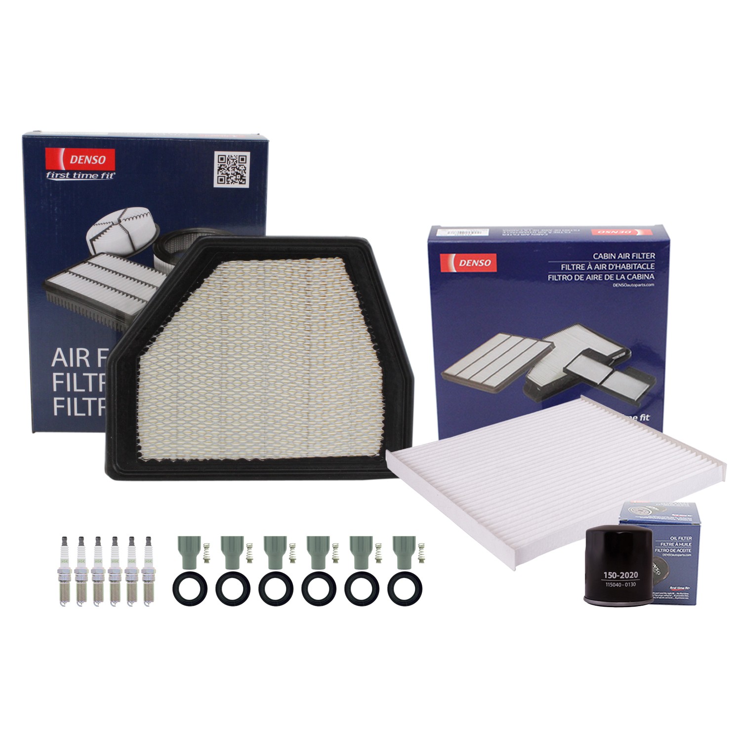 Denso Tune Up Kit NGK 6 Spark Plugs  Boots Kit for Saturn Vue 3.6L V6 LY7 05-10