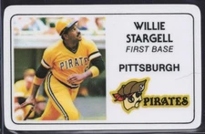 1981 Perma Graphics Super Star Willie Stargell Ltd Edition Credit Card Pittsburg