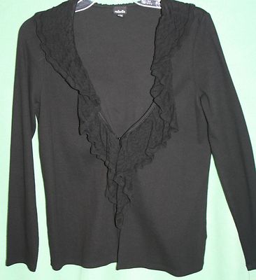 Cardigan Rafaella Ivoire Avec Broderies/Embellissements - Taille L - 60% Coton - Neuf Avec Étiquette