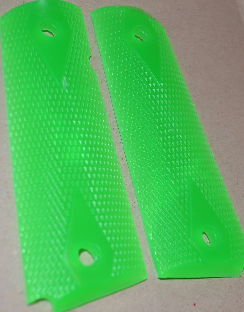 1911 Full Size Pistol Grips Zombie Green | eBay