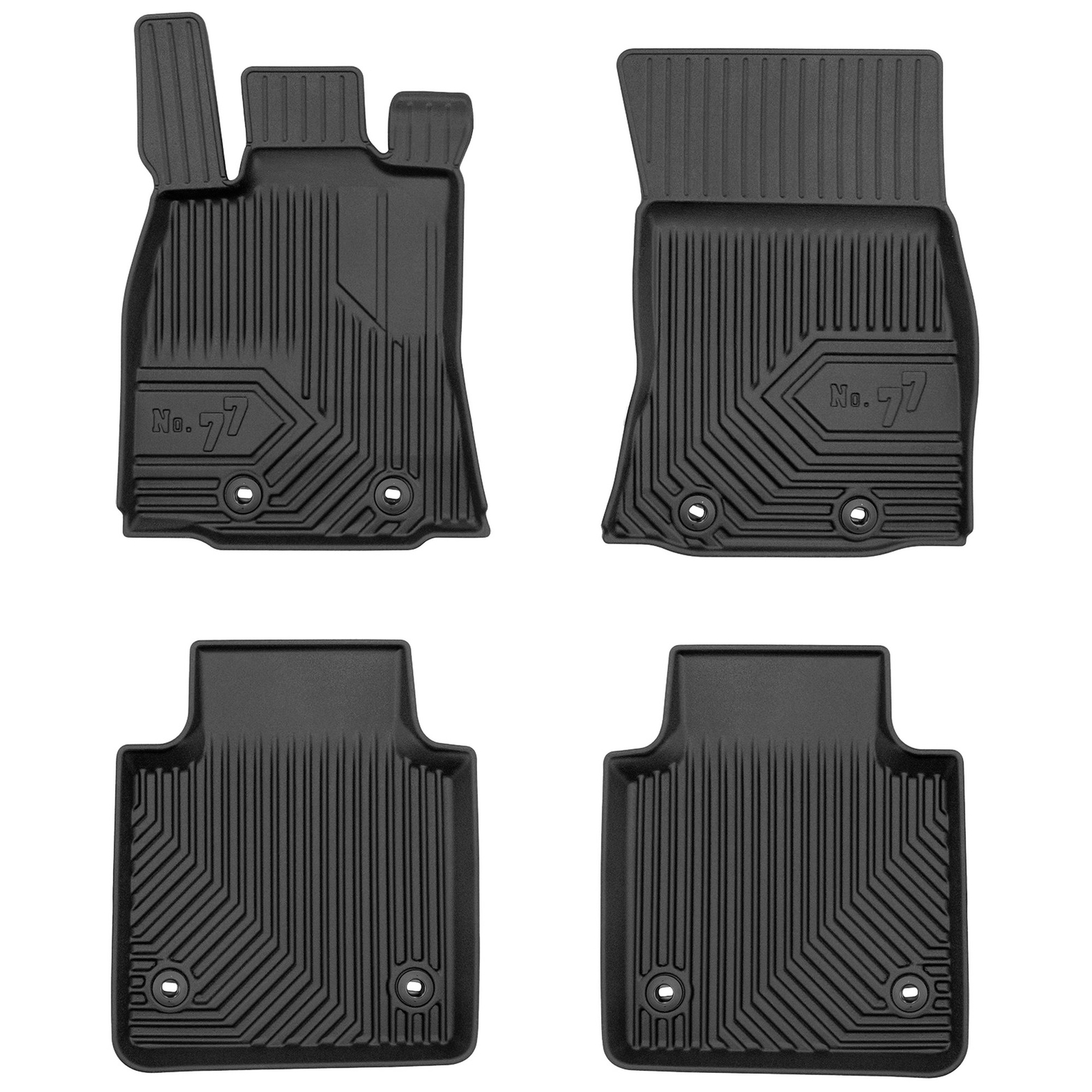 Tapis de sol TPE Frogum No.77 Jaguar XJ VIII protection auto sur mesure noir robuste