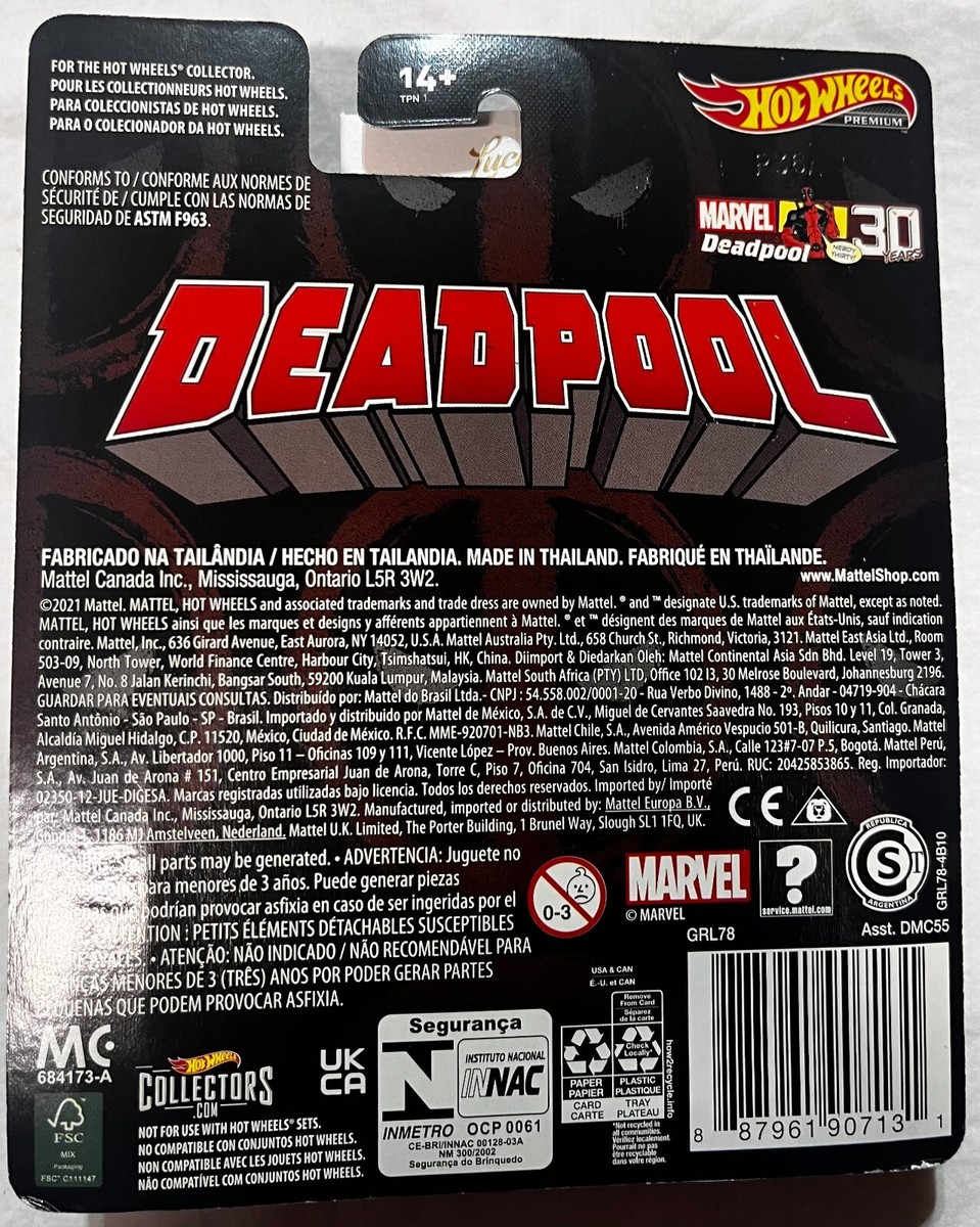 hotwheels RLC MALVEL Deadpool & 通常版 セット Hotwheels Rlc Malvel Deadpool Regular Edition Set | eBay