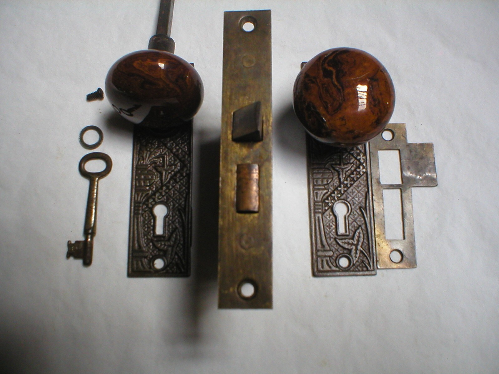 Antique Victorian Era Door Hardware