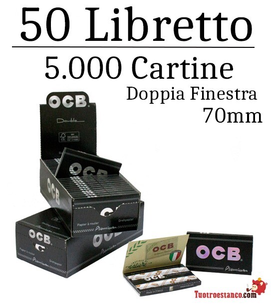 Cartina OCB Corta Orange DOPPIA CON CHIUSURA A SCATTO CONF. 25 LIBRETTI