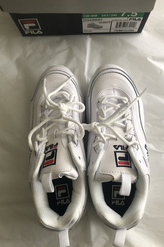 Fila Women's Disarray Premium Tennis Shoe Sneakers, White Size 7.5 - Picture 7 of 15