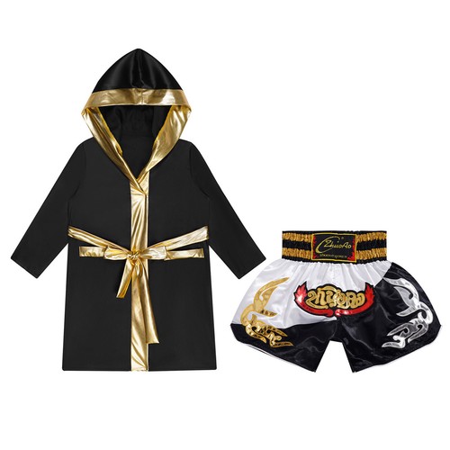 Kids Boys Outfit Cosplay Suit Comfortable Sets Soft Cloak Patchwork Costume - Picture 10 of 44