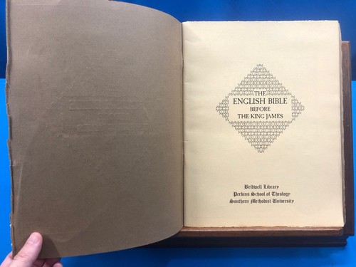 The English Bible Before the King James, 1964, Bridwell Library - Picture 3 of 6