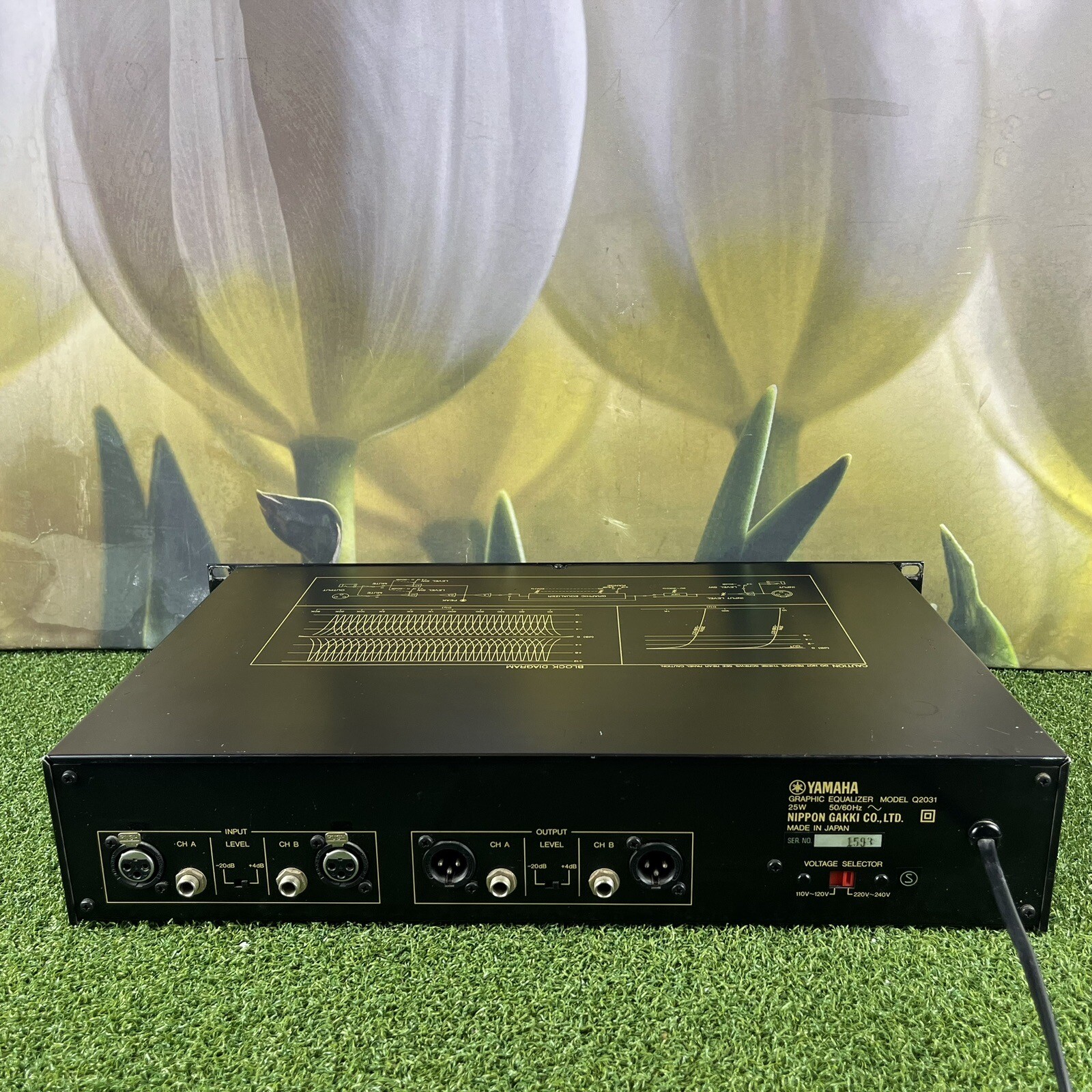 YAMAHA Q2031 Stereo Graphic Equalizer 31 Band EQ 20Hz 20KHz Rack