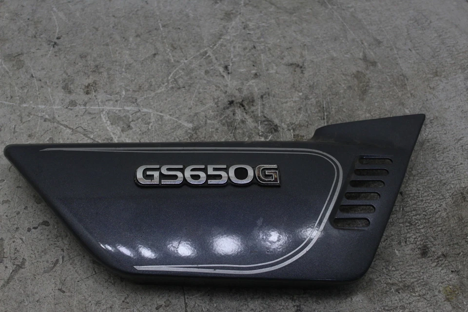81-83 SUZUKI GS650G GS 650 GS650 OEM CARENAGEM CAPÔ PAINEL LATERAL DIREITO H13 - Imagem 2 de 4