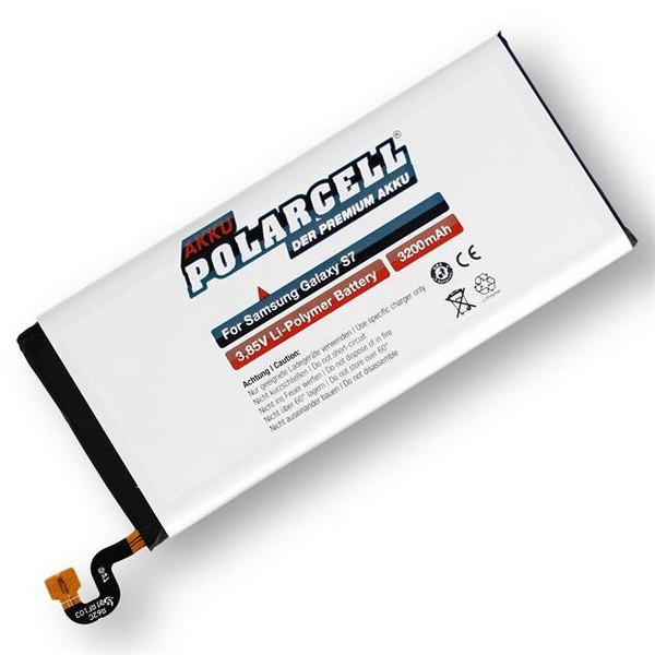 Polarcell Akku FüR EB-BG930ABE - Samsung Galaxy S7 3200Mah Batterie Handy Accu-image