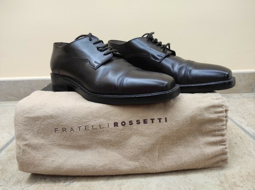 Scarpe Uomo stringate FRATELLI ROSSETTI 100% pelle marrone, 40, come nuove  | eBay
