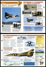 MiG-27 'Flogger-D/J' #64 Modern Combat Aircraft Of The World Fold-Out Card
