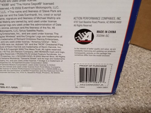 Dale Earnhardt Jr. 1/18 scale #8 Winner's Circle vehicle - Picture 5 of 5