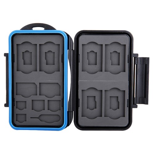 JJC Water-resistant Memory Card Case for 6SD+6MSD+2SIM+2Micro SIM+2Nano SIM Card - Picture 7 of 12