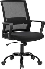 BestOffice Home Office Chair Ergonomic Desk Chair Swivel Rolling Computer Chair