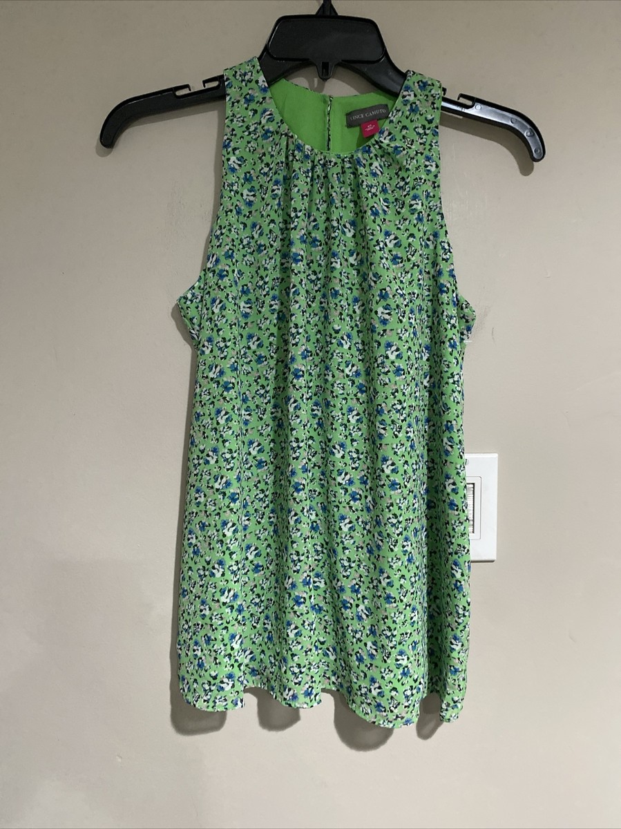 vince camuto green top