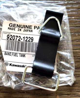 KAWASAKI GAS TANK RUBBER STRAP, KLX110, KDX200, KDX220, KLX250