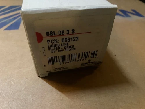 Emerson BSL 083 8 PCN 066123 LIQUID LINE FILTER DRIER