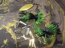 L@@K 1/4oz. SCUM FROG (WARM FUZZY) SPINNERBAIT & BUZZBAIT