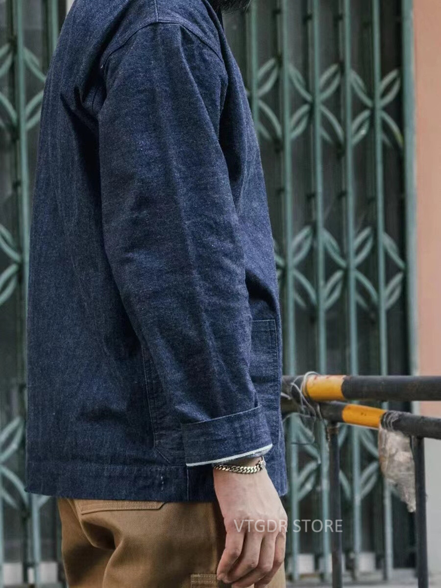 Bronson 1917 USN Dungaree Jumper Selvage Denim Pullover