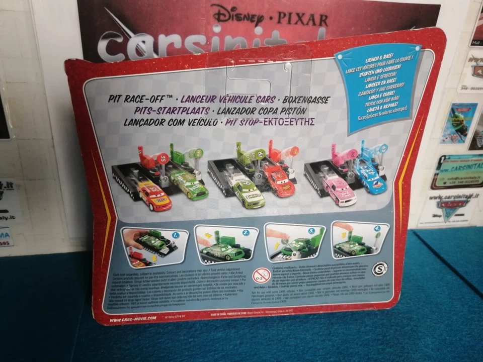 Chick Hicks #86 Cars 1 Lanciatore RaceORama 2011 Blister Mattel 1/55 Metal - Immagine 2 di 2